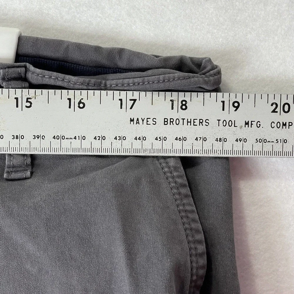 The North Face Mens Size 38 Short‎ Solid Grey Straight Leg Utility Pants